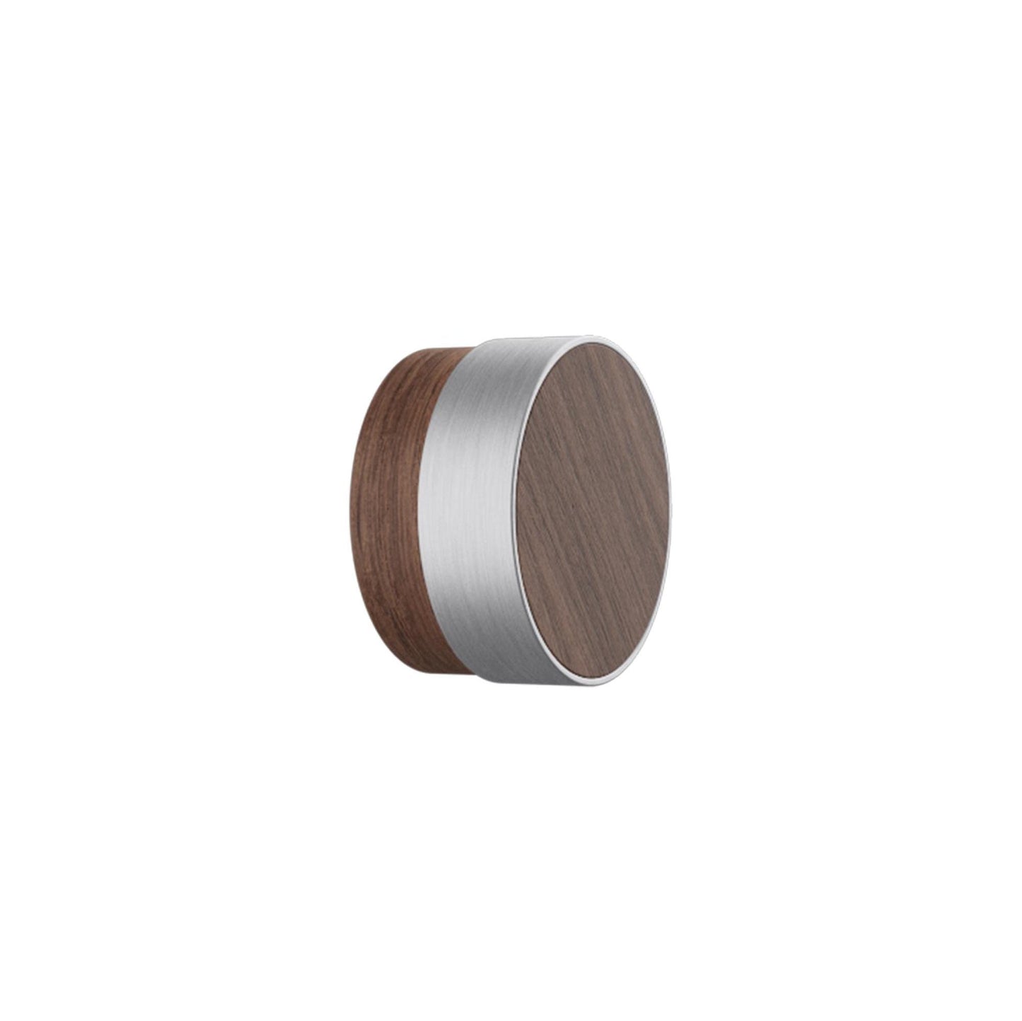 Vonsild Radio Walnut Clear Lacquered Wooden & Inox Look Knob 26mm 49mm
