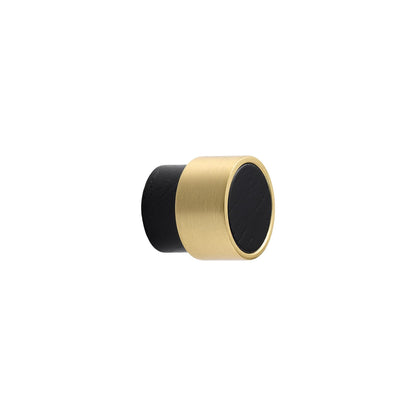 Vonsild Radio Ash Stained Black Wooden & Brushed Gold Knob 26mm 49mm