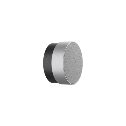 Vonsild Radio Ash Stained Black Wooden & Inox Look Knob 26mm 49mm