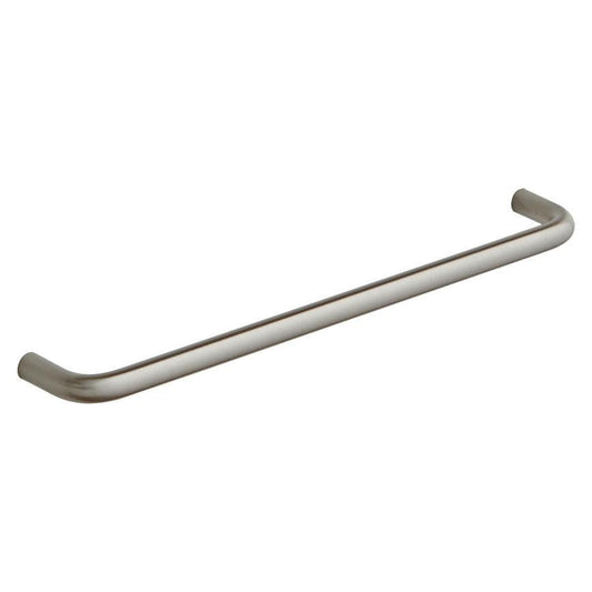Howdens Brushed Stainless Steel Effect Thin D Cupboard Handle 198mm