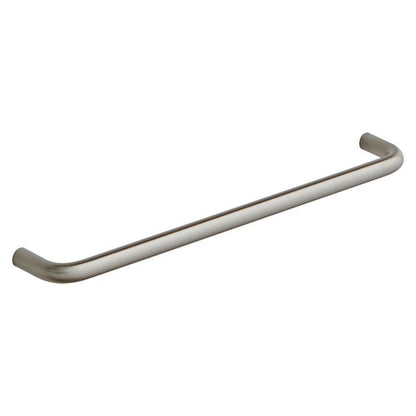 Howdens Brushed Stainless Steel Effect Thin D Cupboard Handle 198mm
