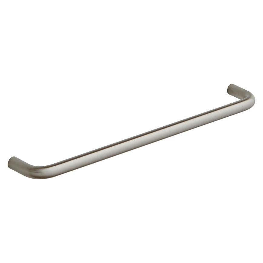 Howdens Brushed Stainless Steel Effect Thin D Cupboard Handle 198mm