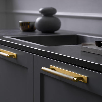 Furnipart Manor Knurled Handles & Knobs Gold