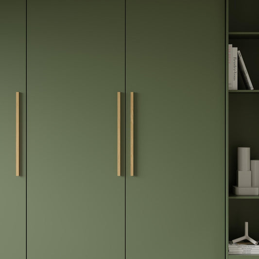 Furnipart Elan Oak Lacquered Real Wooden Handle & Knob 50mm 200mm 600mm 1200mm