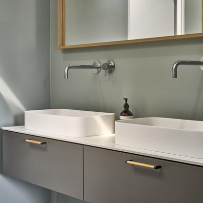 Furnipart Crossing Oak Real Wooden Handle & Knob Lacquered 160mm 320mm