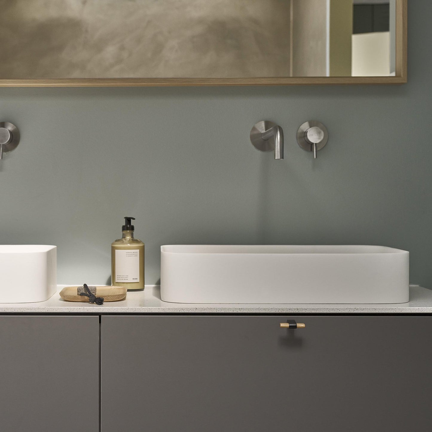 Furnipart Crossing Oak Real Wooden Handle & Knob Lacquered 160mm 320mm