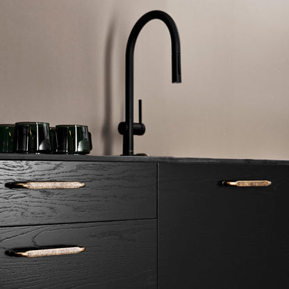 Furnipart Gate Handle & Knob Antique Brass 160mm