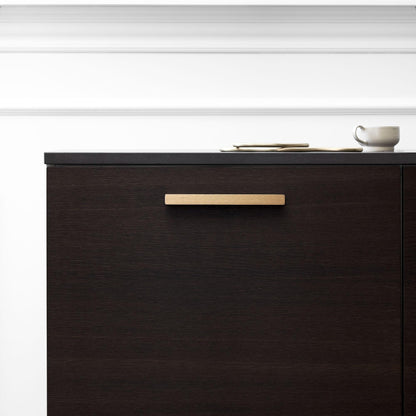 Furnipart Elan Brushed Brass Slim Profile Handle 50mm 200mm 600mm 1200mm