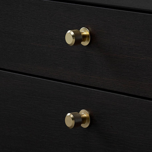 Furnipart Manor Knurled Handles & Knobs Gold