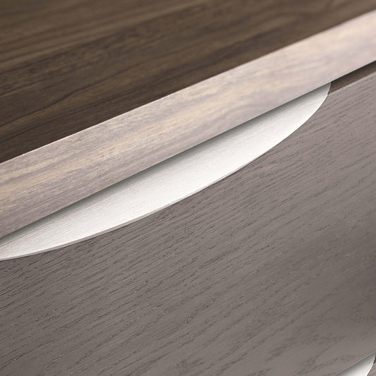 Furnipart Edge Bow Trim Handle Inox Look 200mm & 350mm