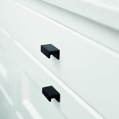 Howdens Ingot Brushed Black Mounted Trim Bar Cupboard Handle