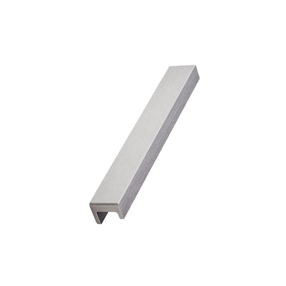 Howdens Ingot Brushed Nickel Effect Trimline Bar Cupboard Handle