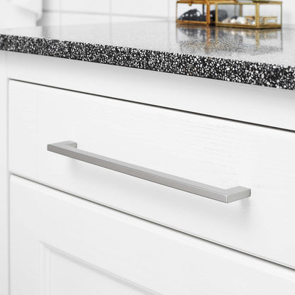 Furnipart Flat Handle Inox Look 128mm 192mm 256mm 448mm