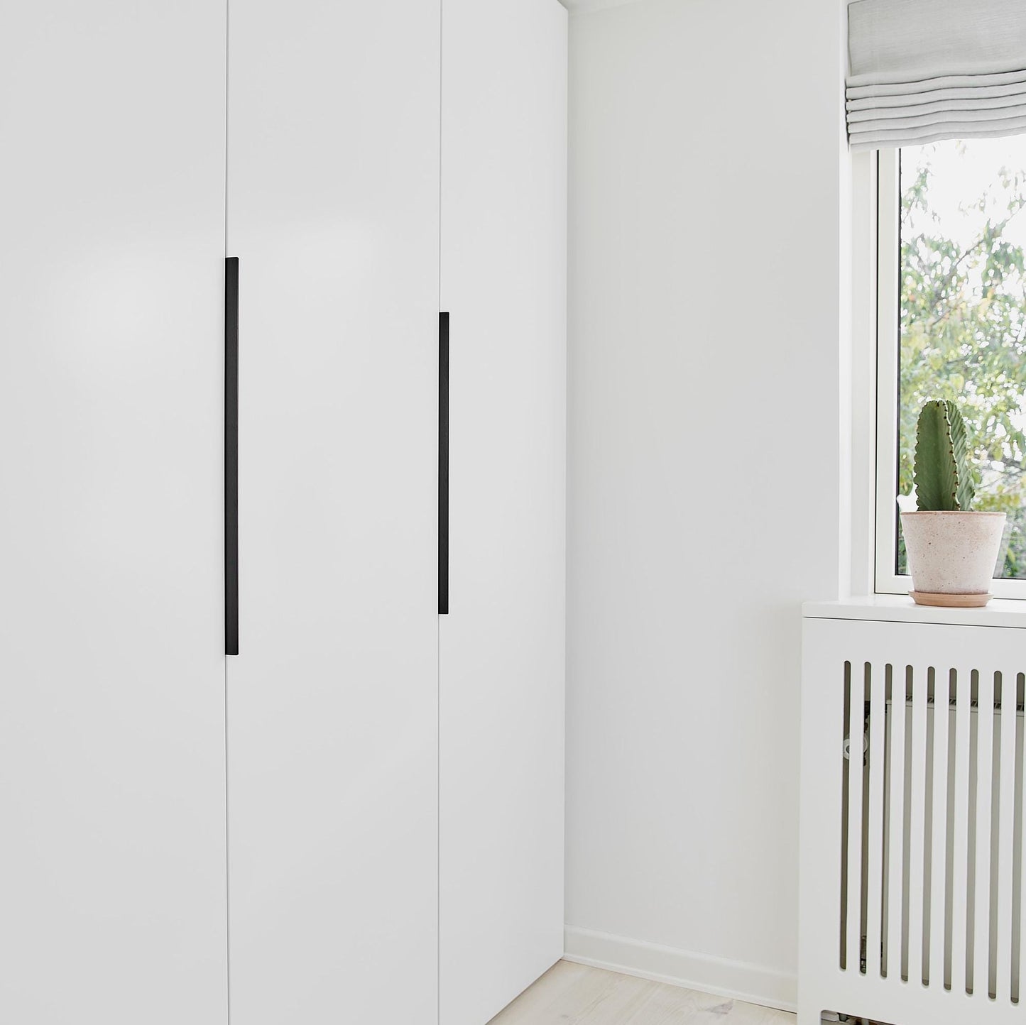 Furnipart Edge Straight Brushed Matt Black Profile Trim Handle 40mm 100mm 200mm 350mm 600mm 1200mm