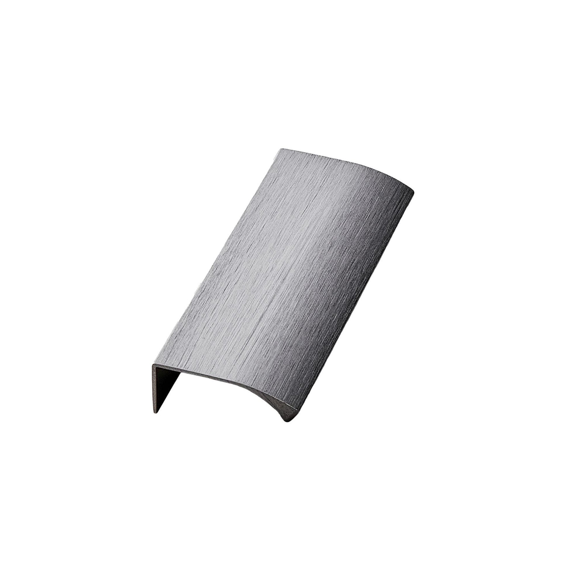 Furnipart Edge Straight Brushed Anthracite Profile Trim Handle 40mm 100mm 200mm 350mm