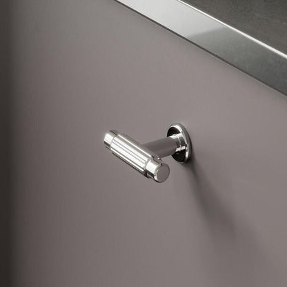 Furnipart Villa Fluted Handle & Knob 128mm 192mm Round Knob T- Knob Bright Nickel