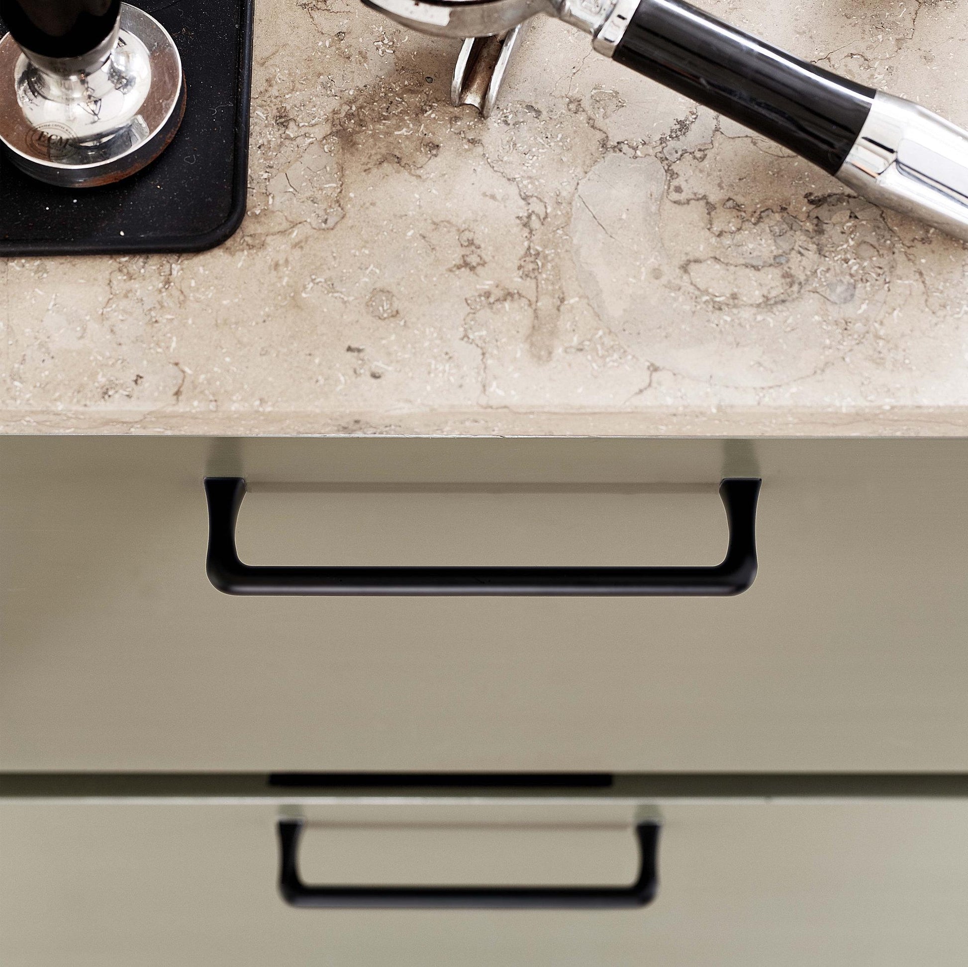 Furnipart Concave Antique Grey Handle 160mm