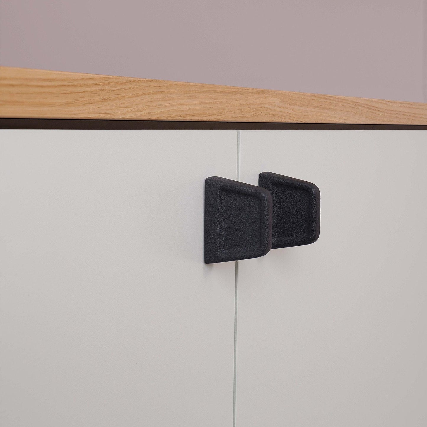 Furnipart Pagoda Cast Iron Handle Matt Black