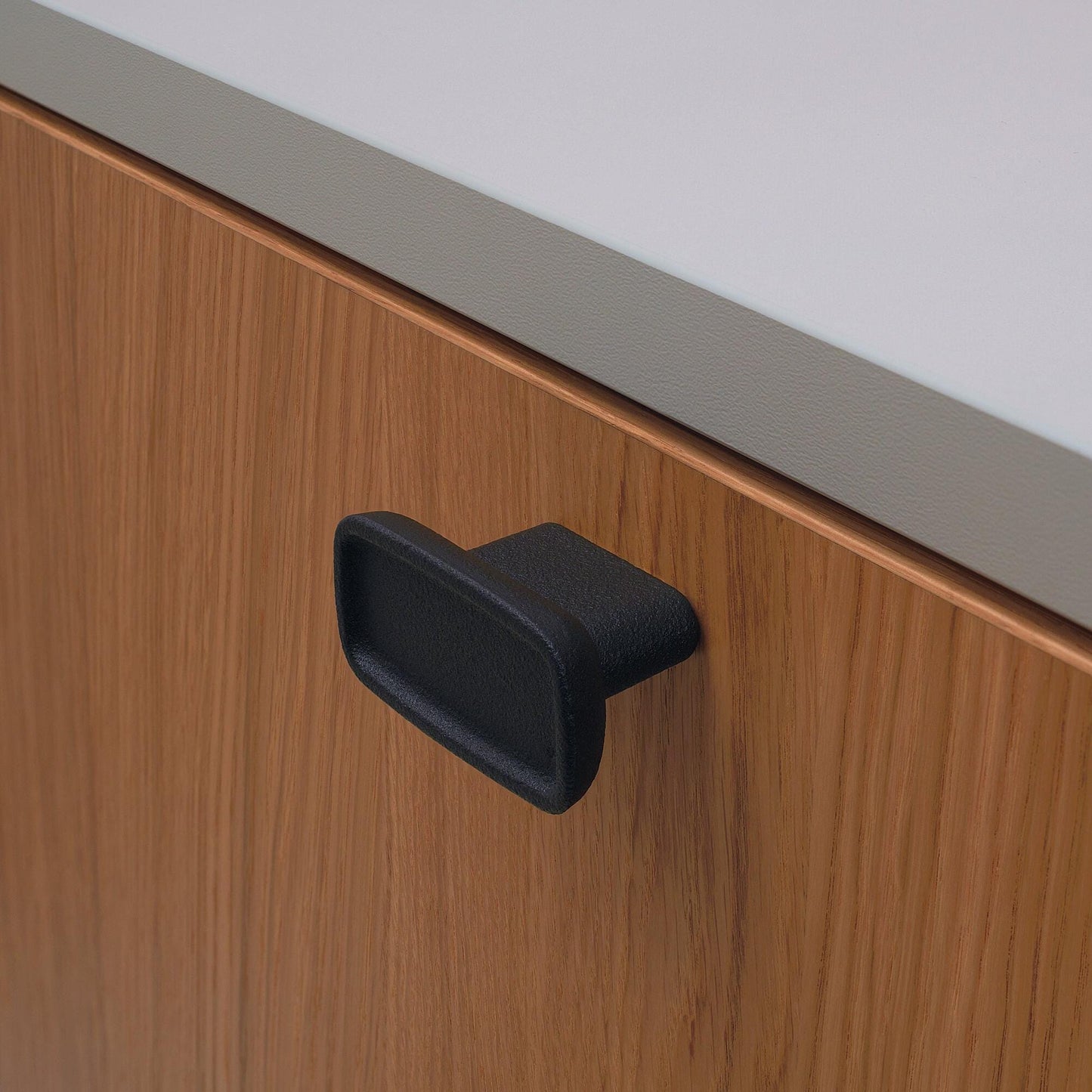 Furnipart Pagoda Cast Iron Handle Matt Black