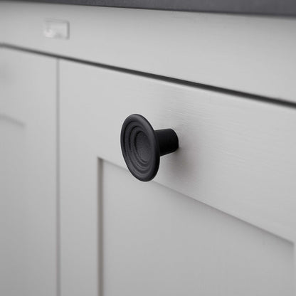 Furnipart Pagoda Cast Iron Handle Matt Black