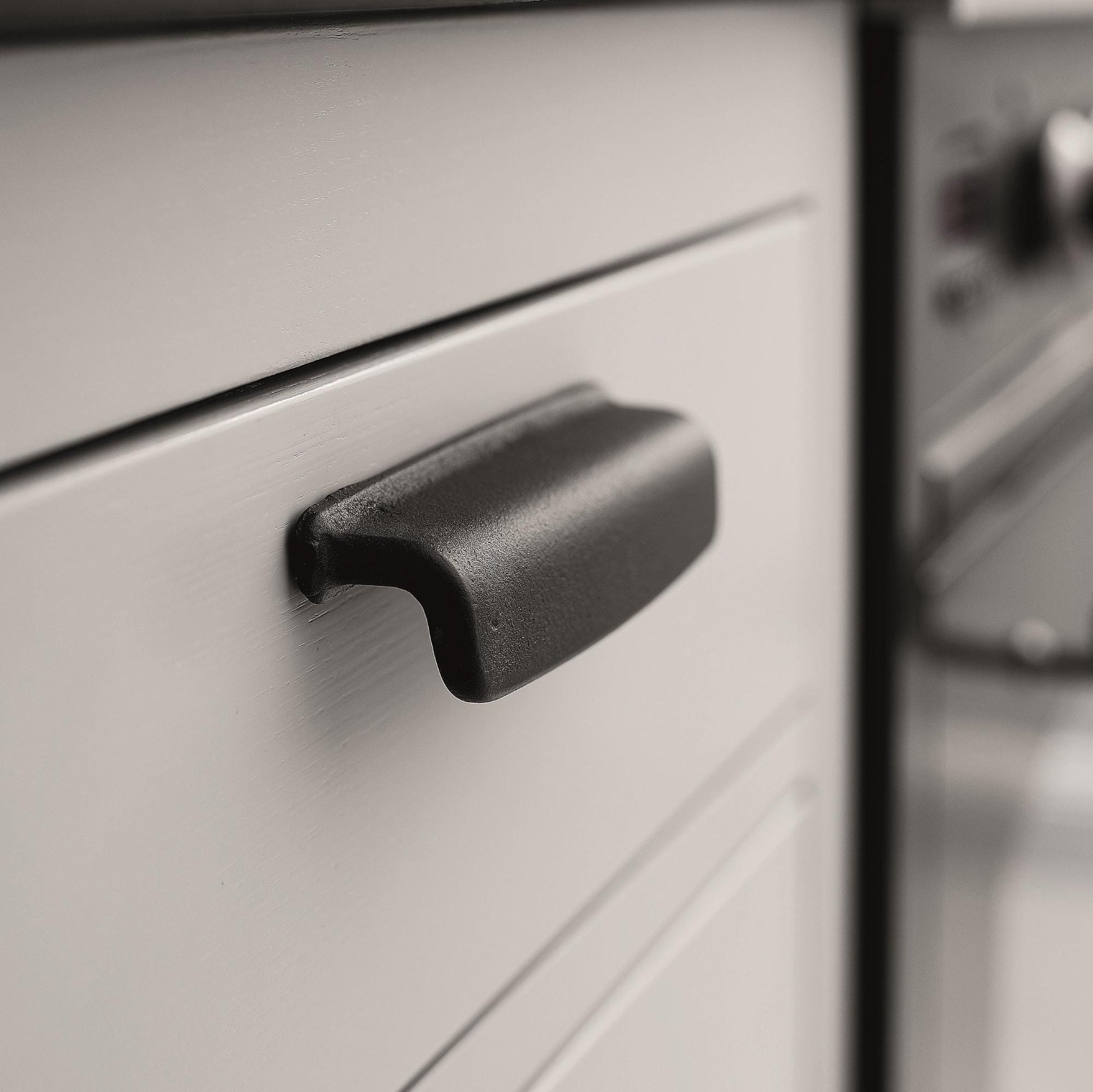 Furnipart Provence Cast Iron Handle Matt Black