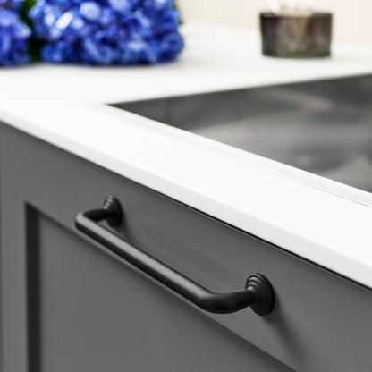 Furnipart Pagoda Cast Iron Knob Matt Black