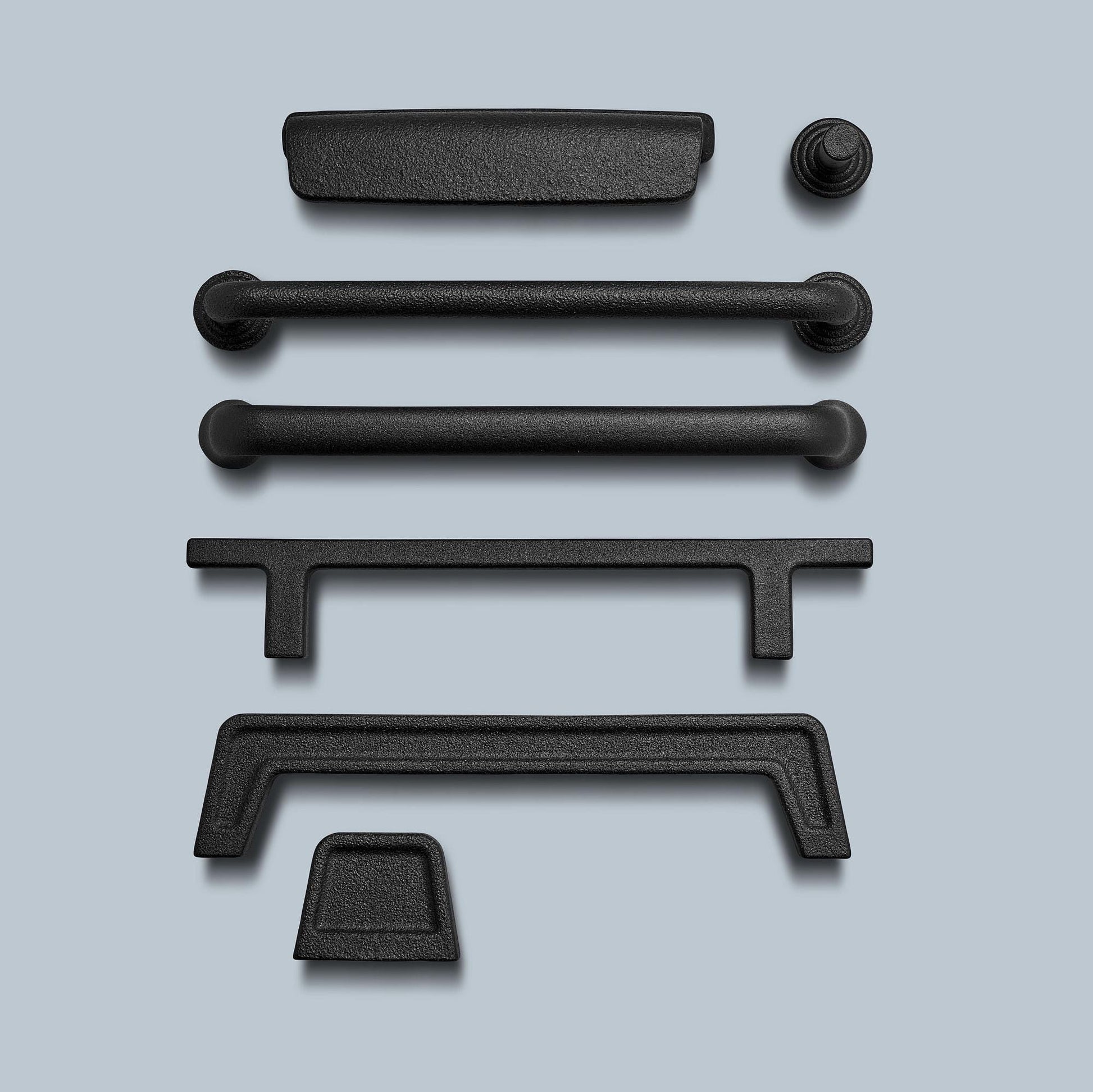 Furnipart Fleur Cast Iron Knob Matt Black