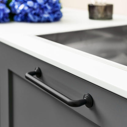 Furnipart Ink Cast Iron Handle Matt Black