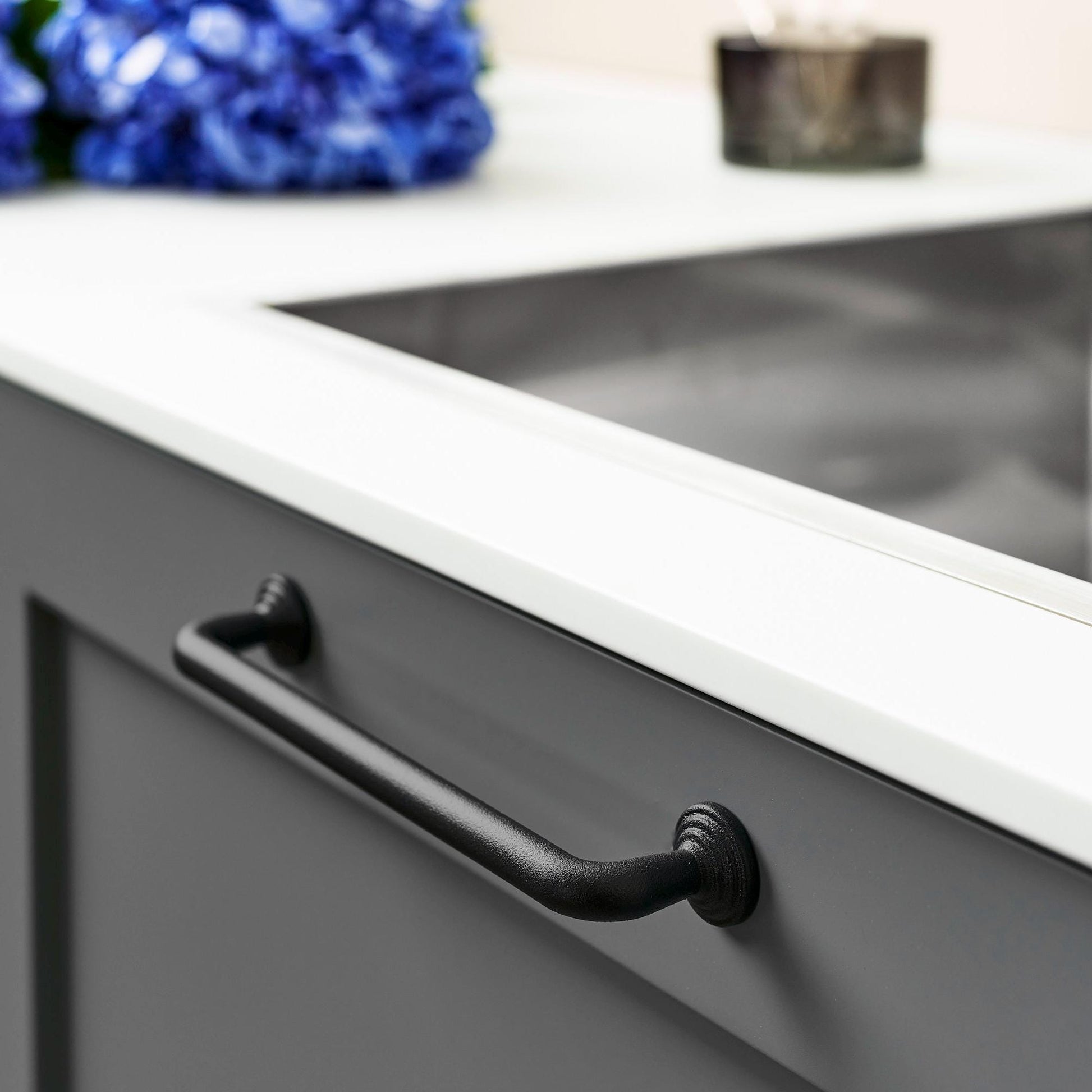 Furnipart Art Cast Iron Handle Matt Black