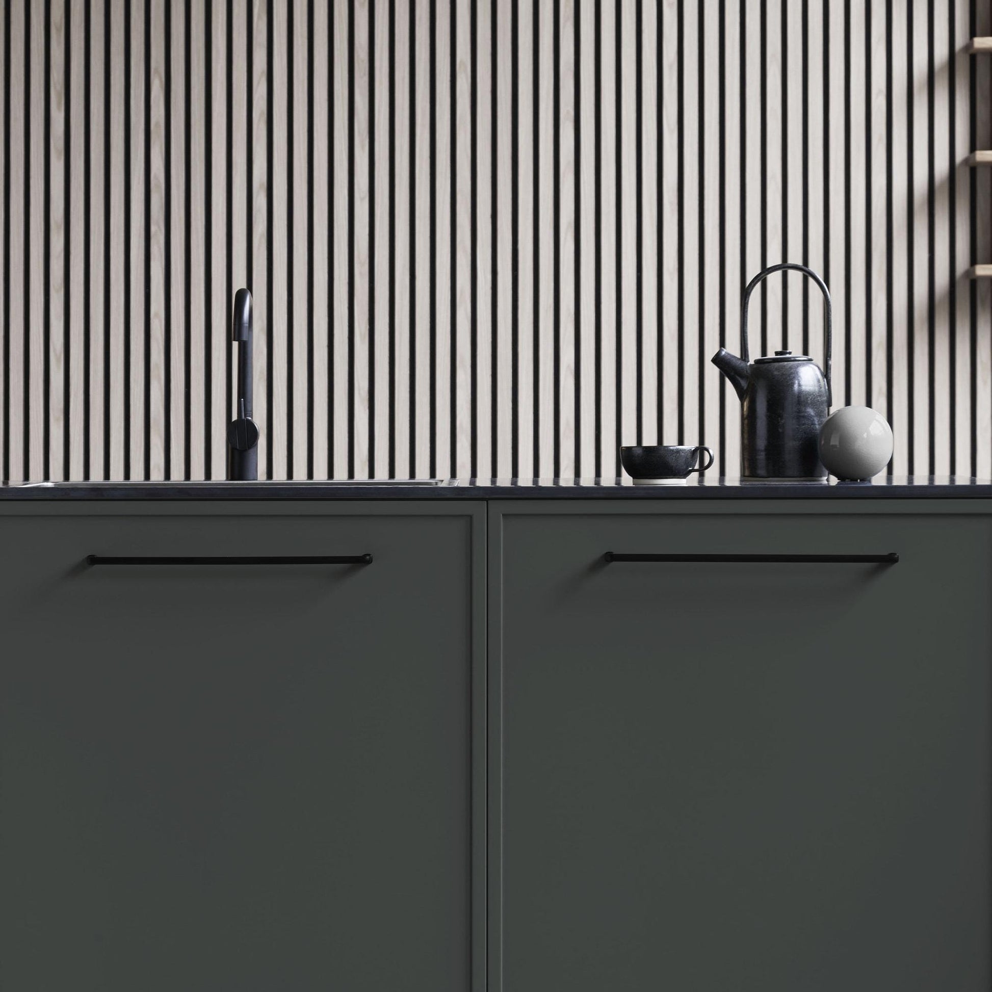 Furnipart Equester Handle & Cup Matt Black 160mm 320mm