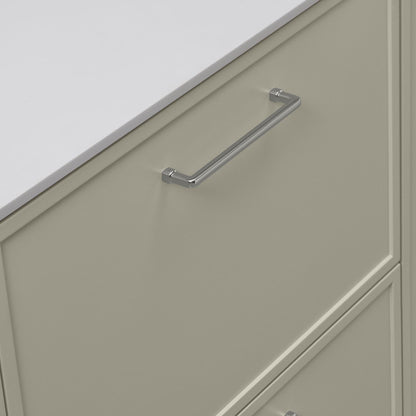 Furnipart Equester Handle & Cup Bright Nickel 160mm 320mm