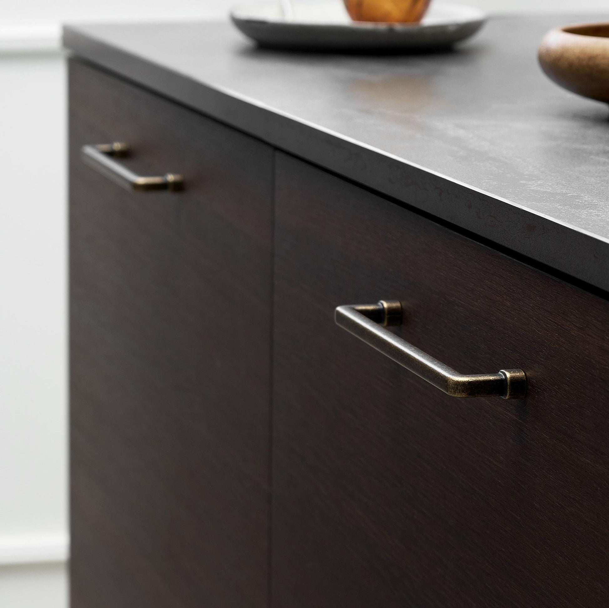 Furnipart Equester Handle & Cup Antique Brass 160mm 320mm