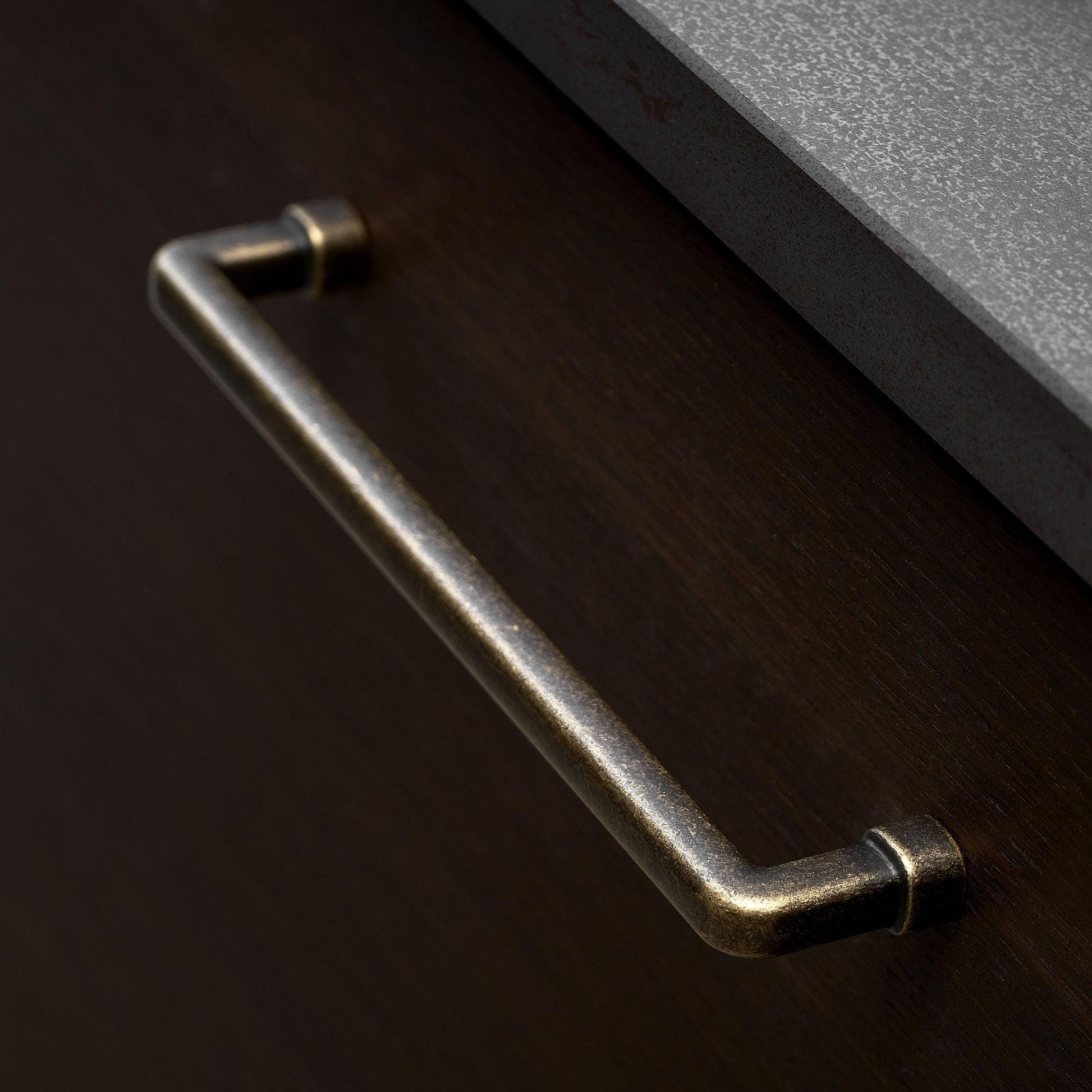 Furnipart Equester Handle & Cup Antique Brass 160mm 320mm