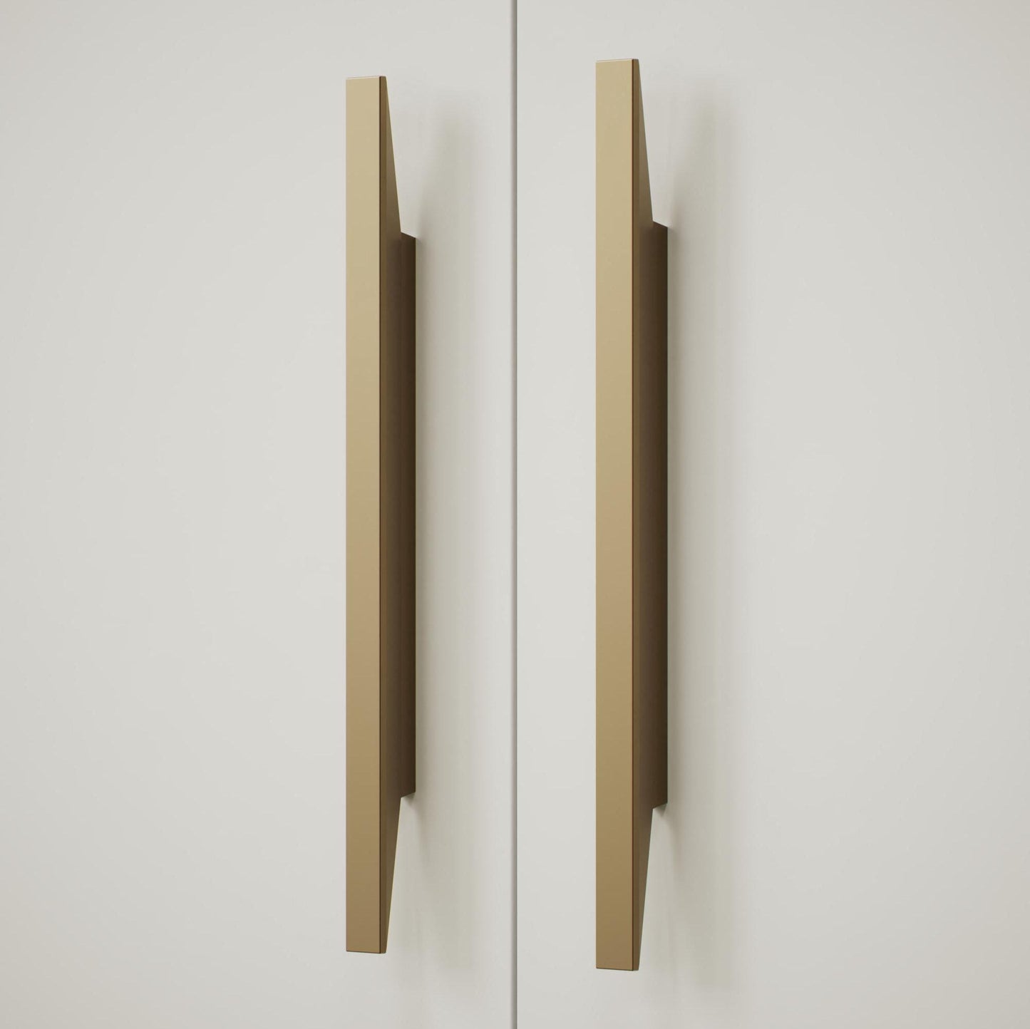 Furnipart Facet Handle Matt Brass 32mm, 96mm & 160mm