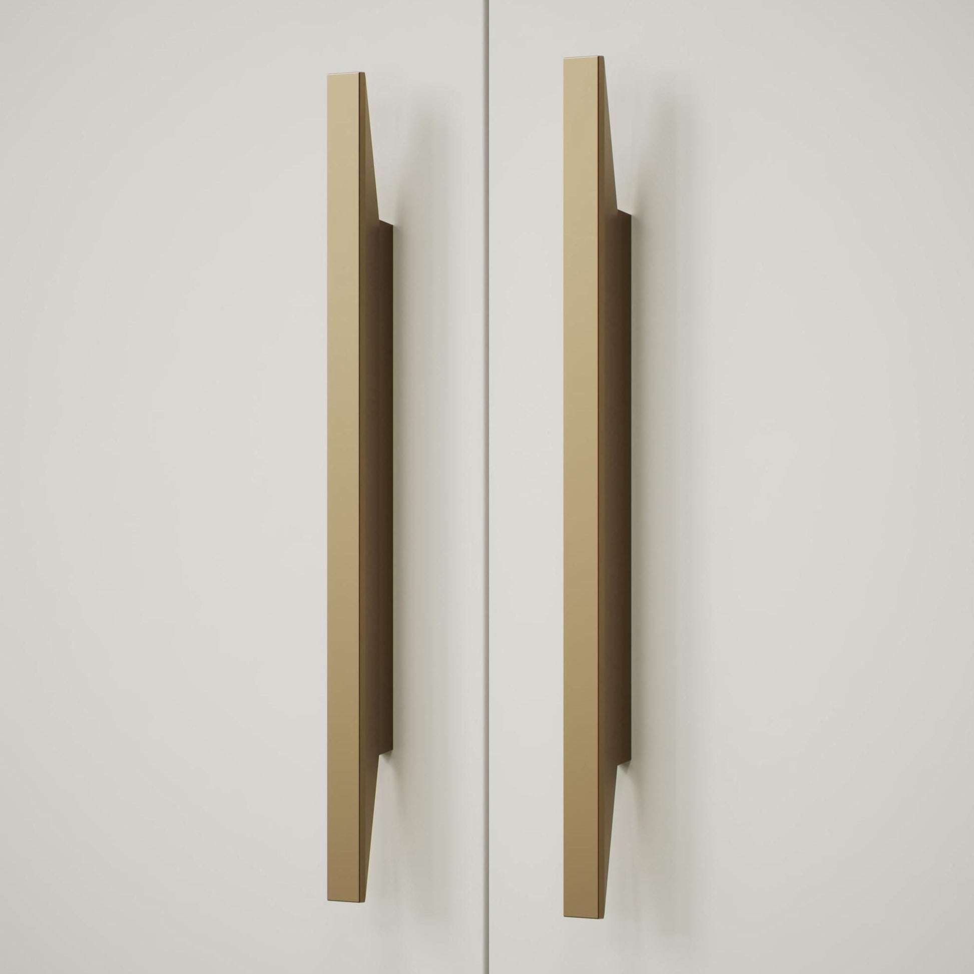 Furnipart Facet Handle Matt Brass 32mm, 96mm & 160mm