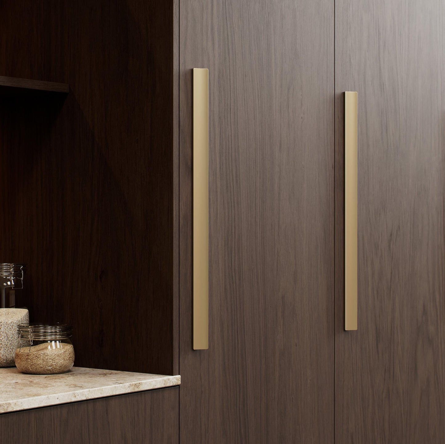 Furnipart Ciel Handle Matt Brass 50mm 200mm & 600mm