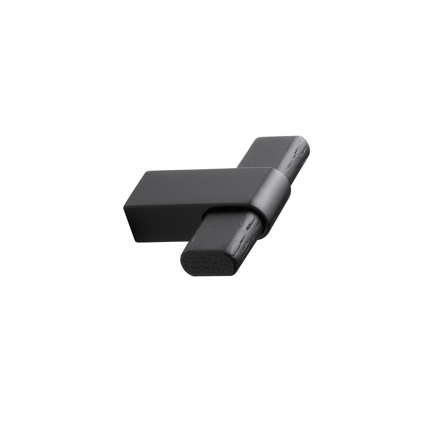 Furnipart Crossing Black Ash Real Wooden Handle & Knob 160mm 320mm