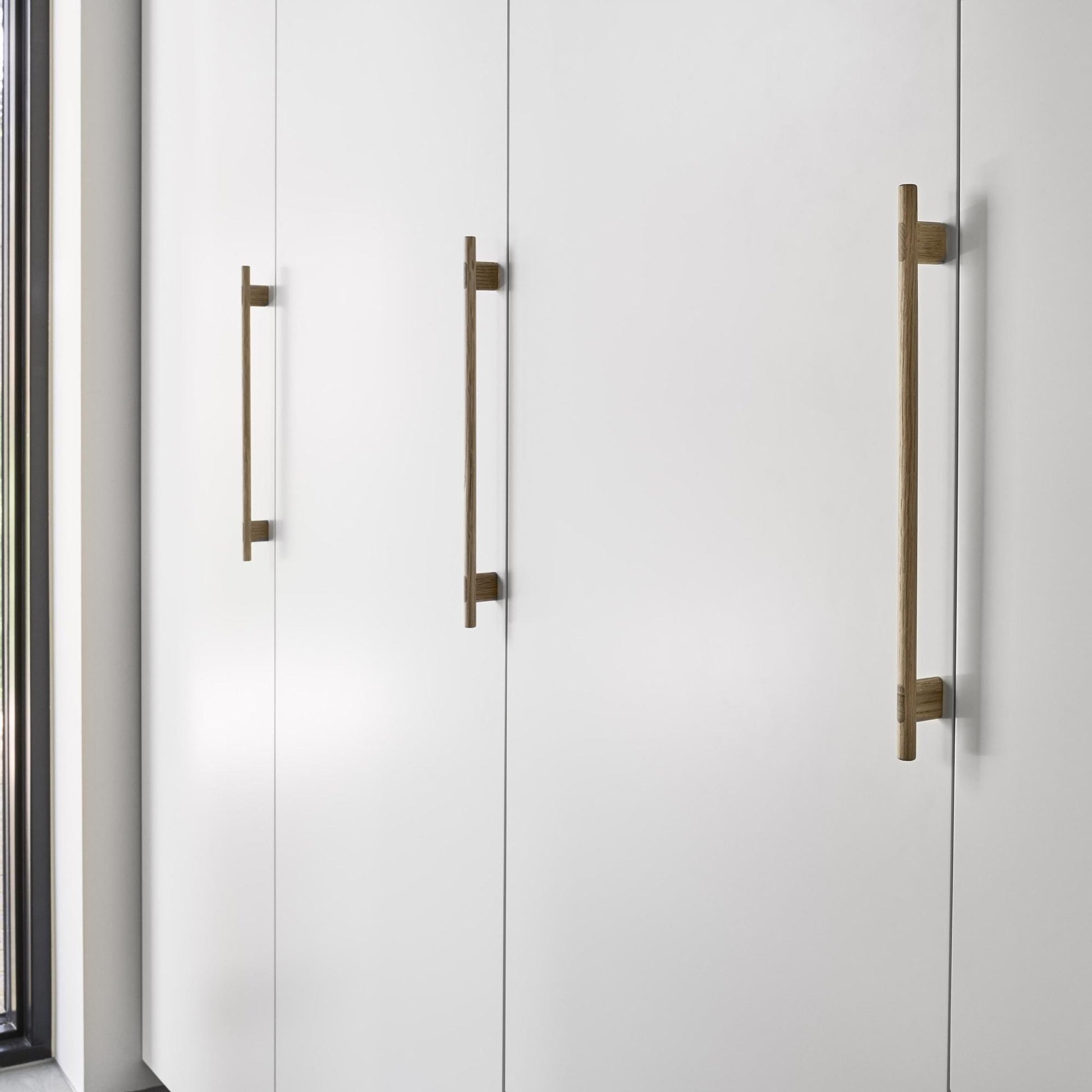 Furnipart Join Wooden Handle & Knob Oak Lacquered 160mm 320mm Knob