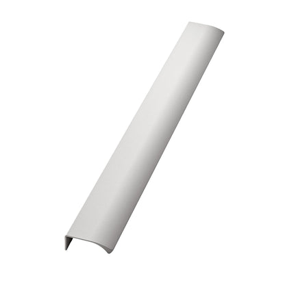 Furnipart Edge Straight Matt White Profile Trim Handle 40mm 100mm 200mm 350mm 600mm 1200mm