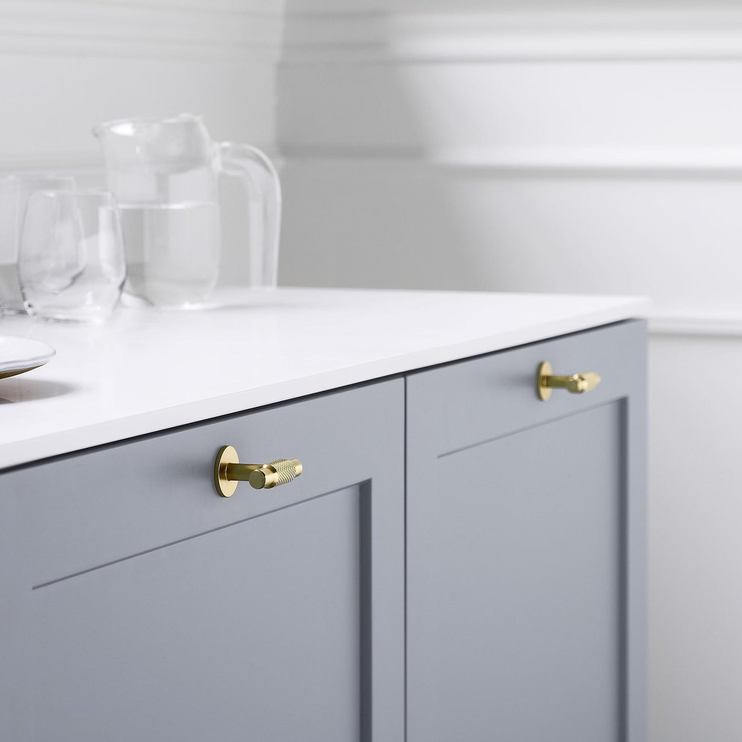 Furnipart Manor Knurled Handles & Knobs Gold