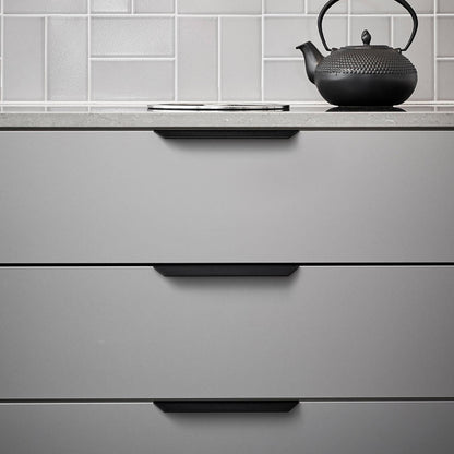 Furnipart Blaze 2 Handle Brushed Matt Black 60mm, 200mm & 350mm