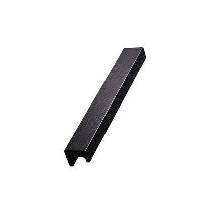 Howdens Ingot Brushed Black Mounted Trim Bar Cupboard Handle