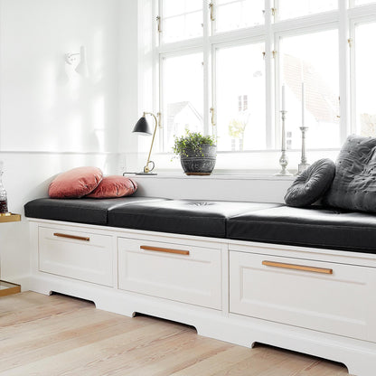 Howdens Ingot Brushed Brass Effect Mounted Trim Bar Cupboard Handle