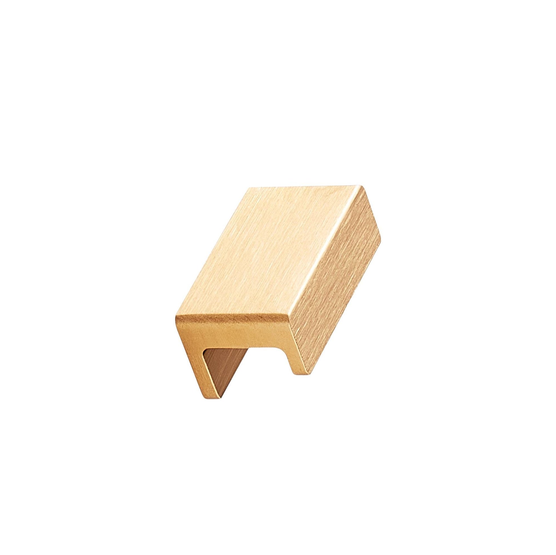 Howdens Ingot Brushed Brass Effect Mounted Trim Bar Cupboard Handle