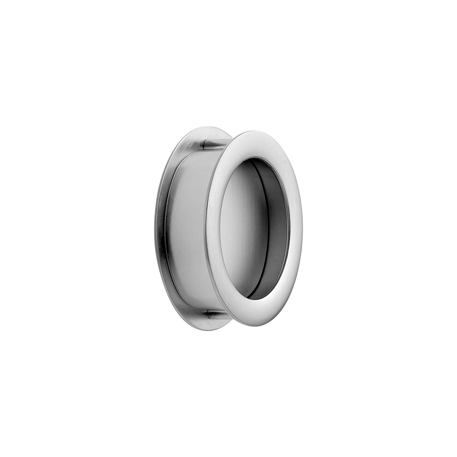 Furnipart Tub Round Inox Recessed Inset Handle 65mm