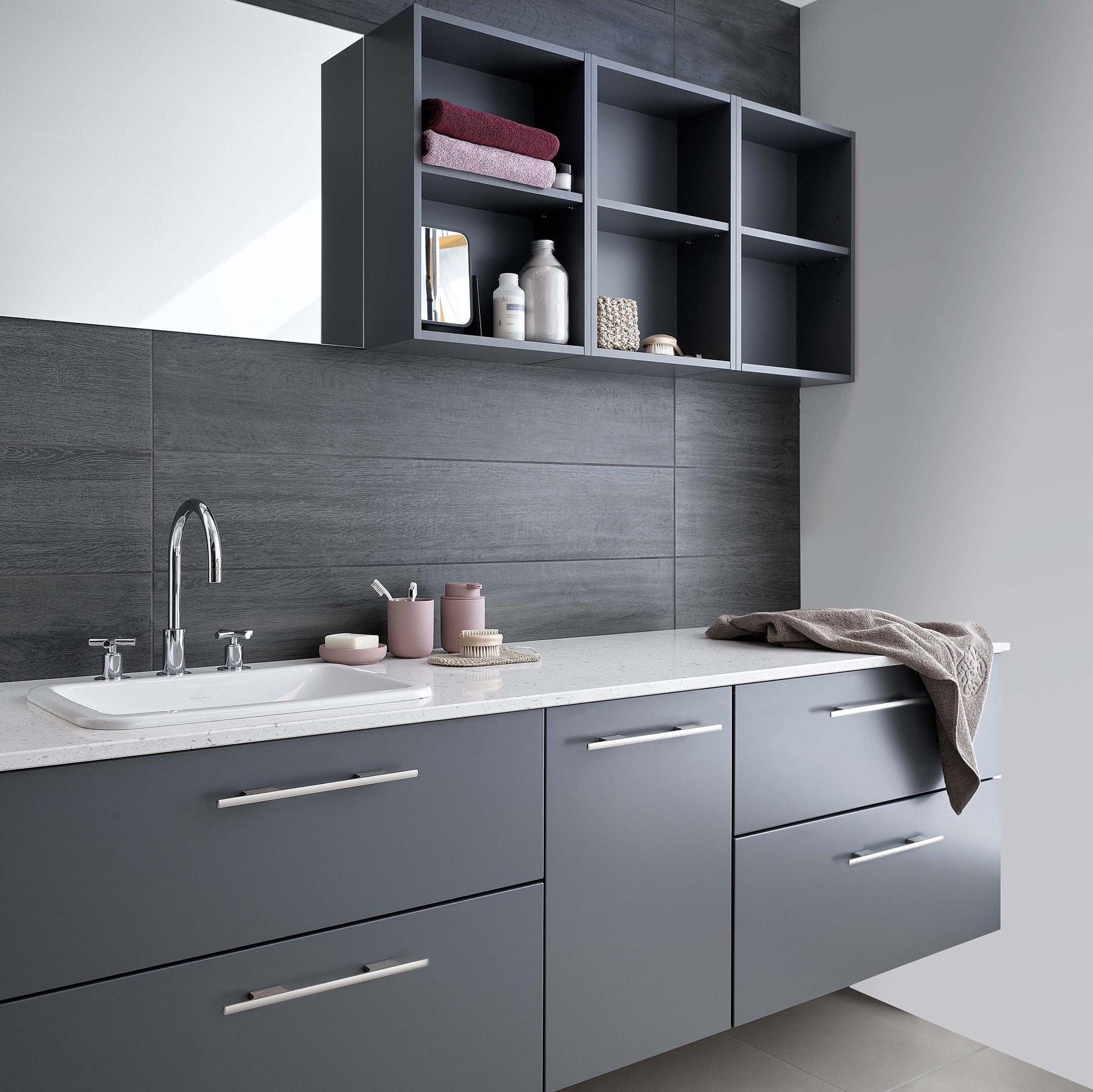 Furnipart Tau Handle & Knob Inox 32mm 160mm