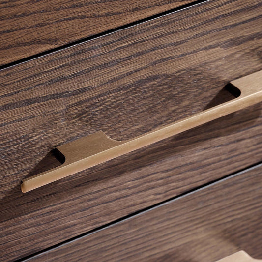 Furnipart Tau Handle & Knob Brushed Brass 32mm 160mm