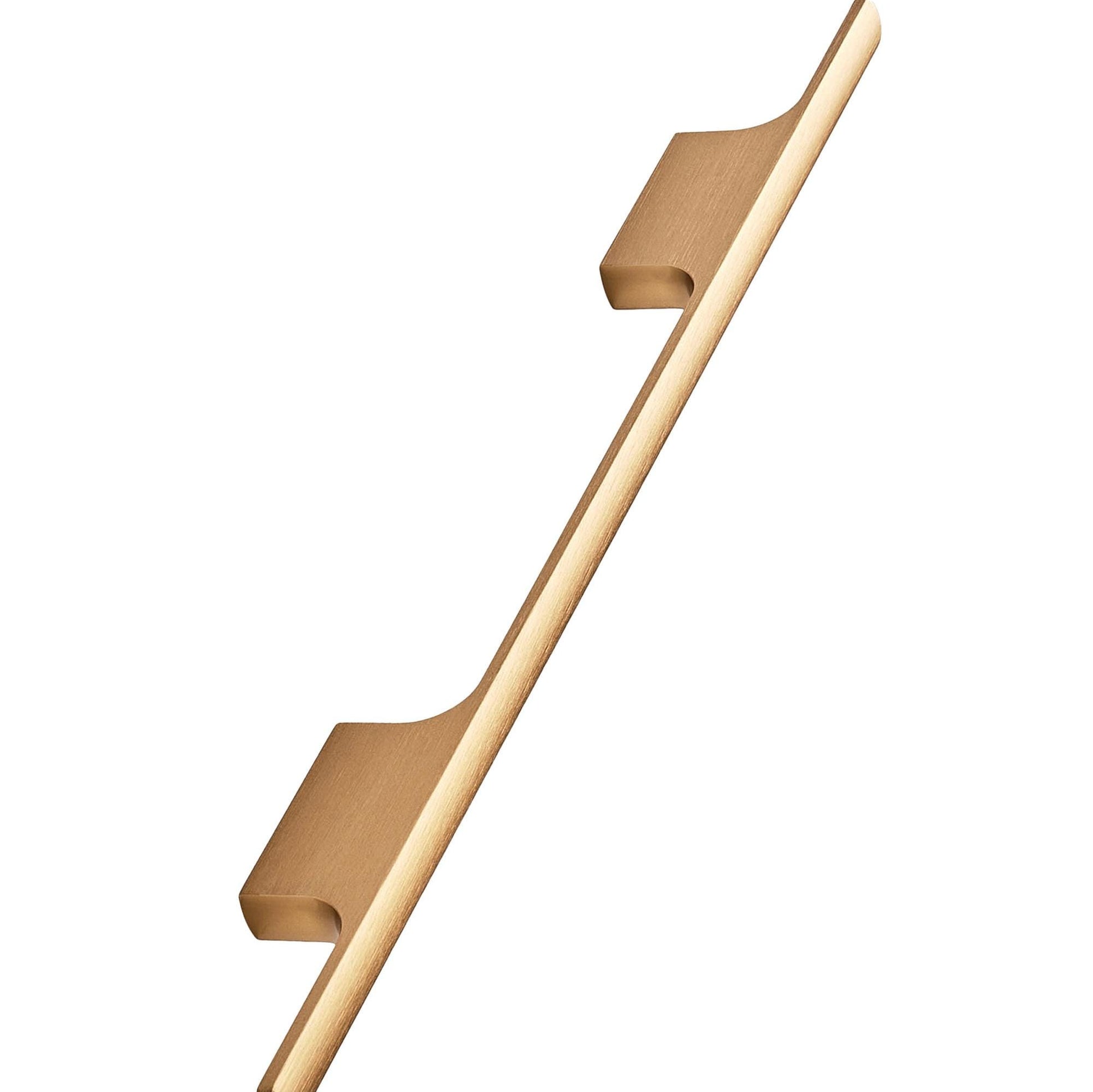 Furnipart Tau Handle & Knob Brushed Brass 32mm 160mm