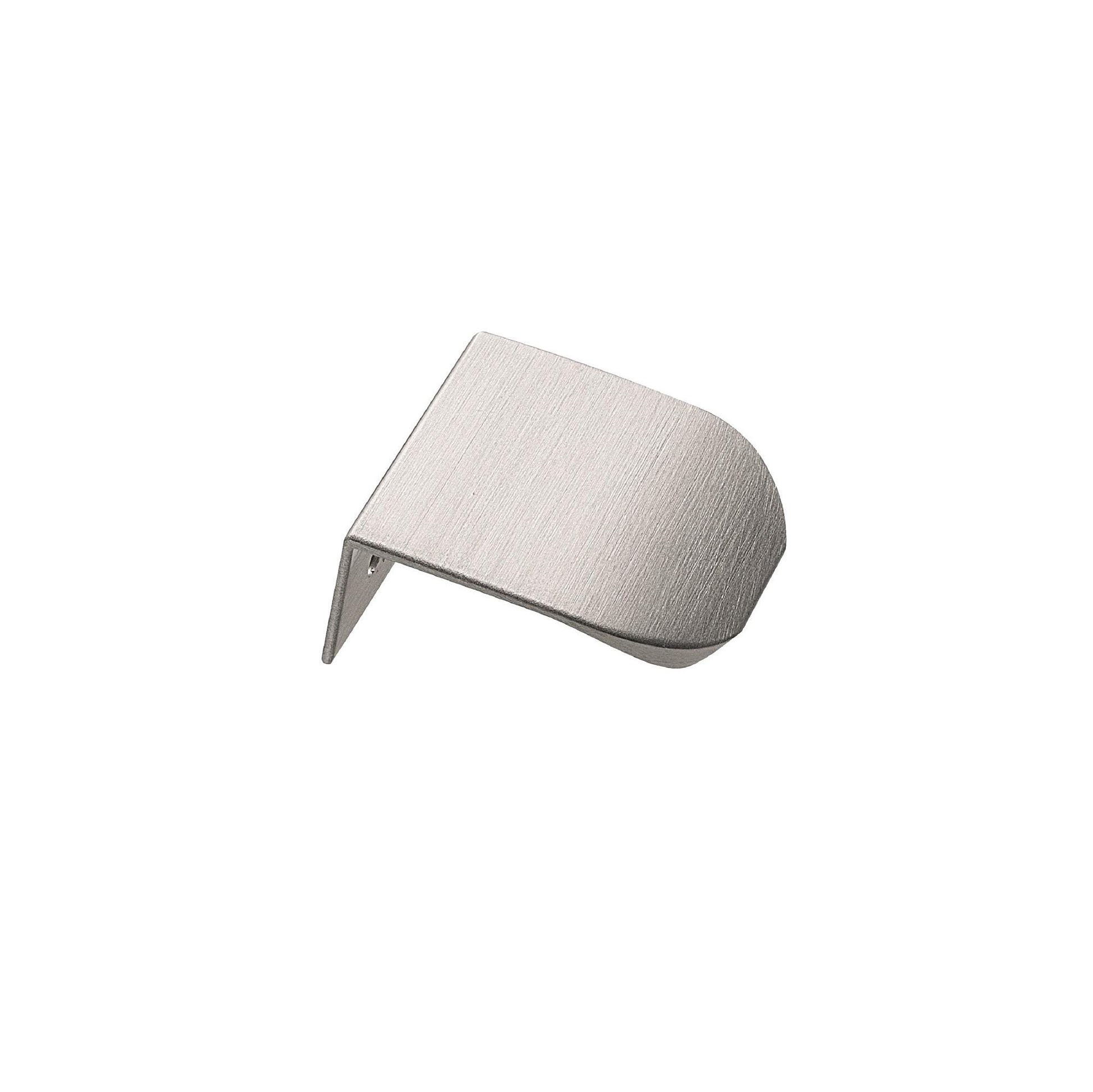 Furnipart Edge Round Trim Handle Inox Look 40mm 200mm 350mm