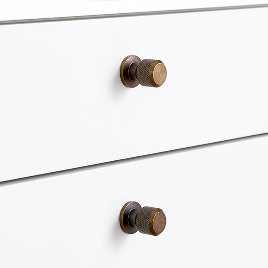 Furnipart Manor Knurled Handles & Knobs Antique Brass